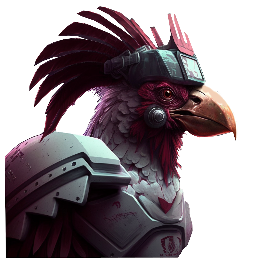 Gamecock Beast Mode Mascot